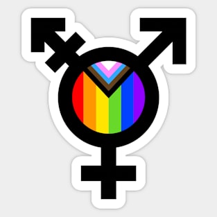 Trans Progress Pride Sticker